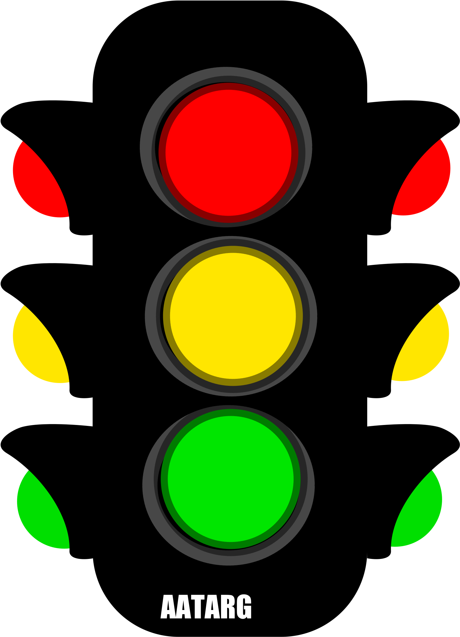 Lighting Clipart Logo - Semaforo Png Transparent Png (1697x2400), Png Download