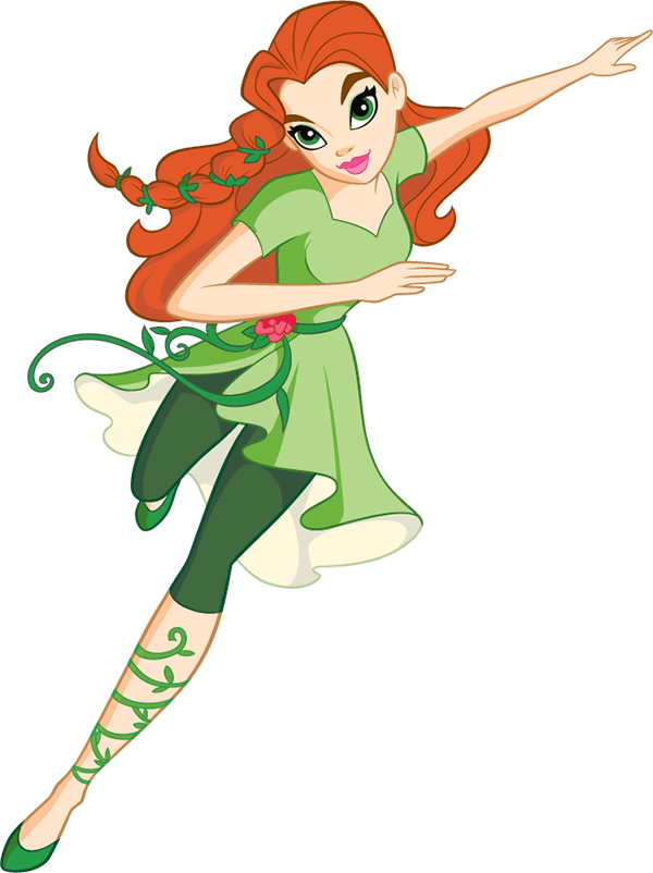 Poison Ivy Dc Super Hero Girls Fictional - Dc Superhero Girls Ivy Clipart (600x802), Png Download