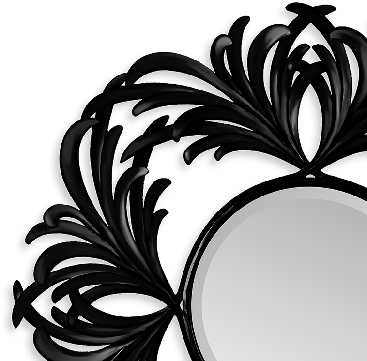 Palm Beach Mirror Clipart (800x800), Png Download