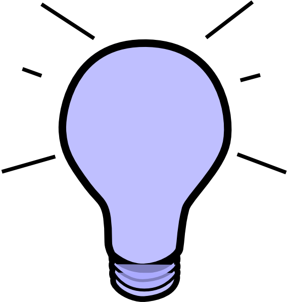 Light Bulb Clip Art - Png Download (570x598), Png Download