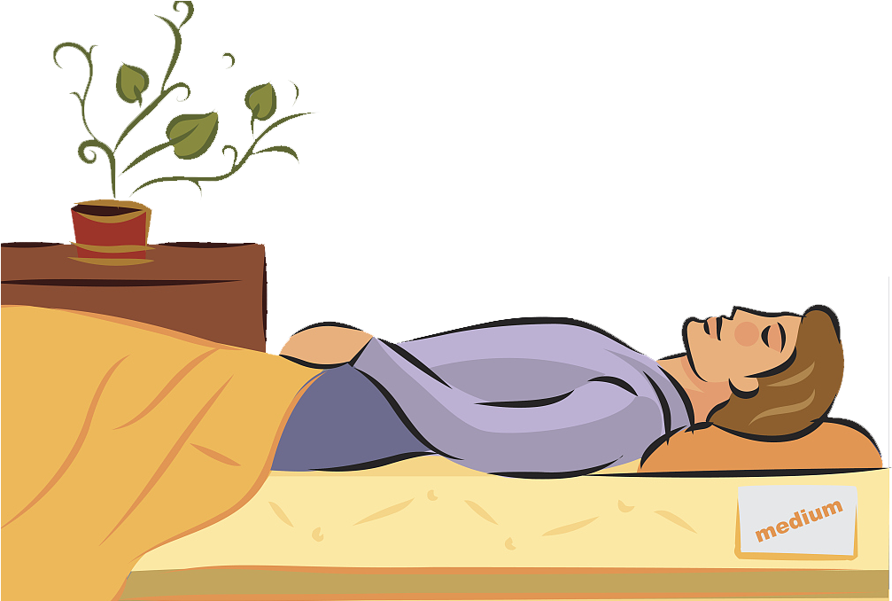 Sleep Mattress Clip Art A Woman Who - Illustration - Png Download (1024x692), Png Download