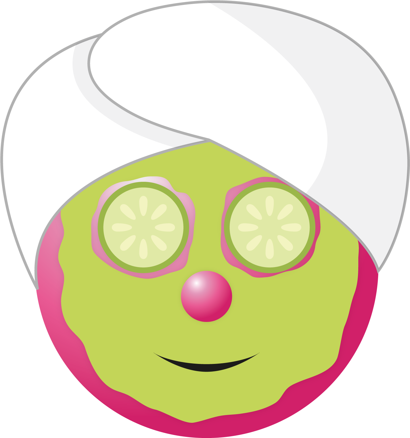 Explore Beauty And More - Smiley Clipart (1483x1591), Png Download