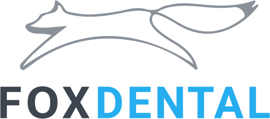 Fox Dental Footer Logo - Whites Only Colored Only Signs Clipart (1000x678), Png Download
