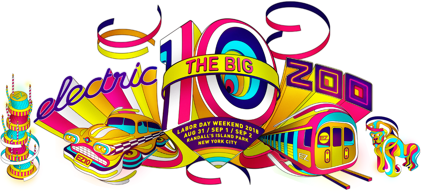 One Of Nyc's Largest Music Festivals Is Happening This - Ezoo Nyc 2018 Lineup Clipart (1024x497), Png Download
