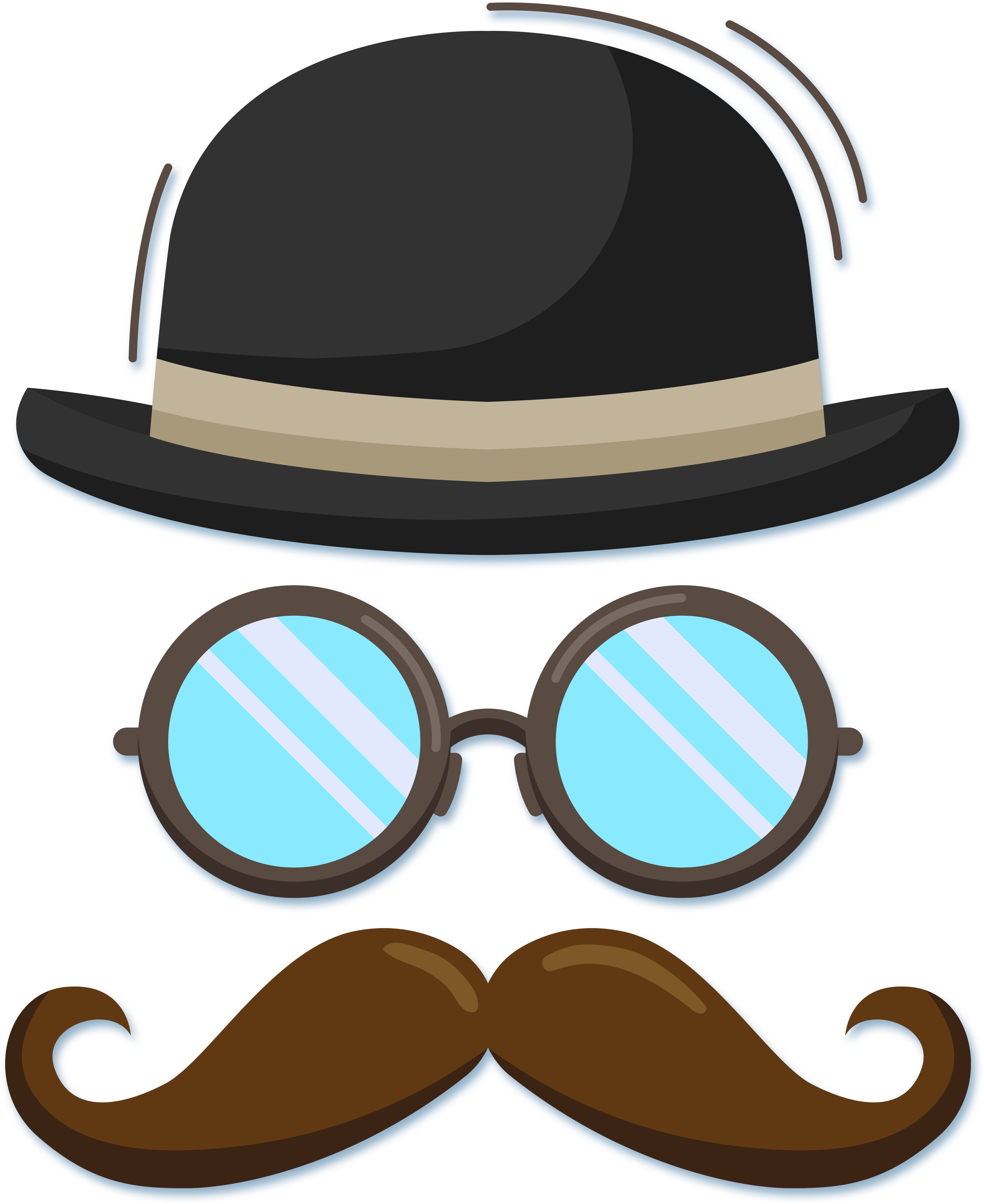 Hand Drawn Cartoon Father S Day Decoration Vector Clipart Full Size Clipart 959719 Pinclipart