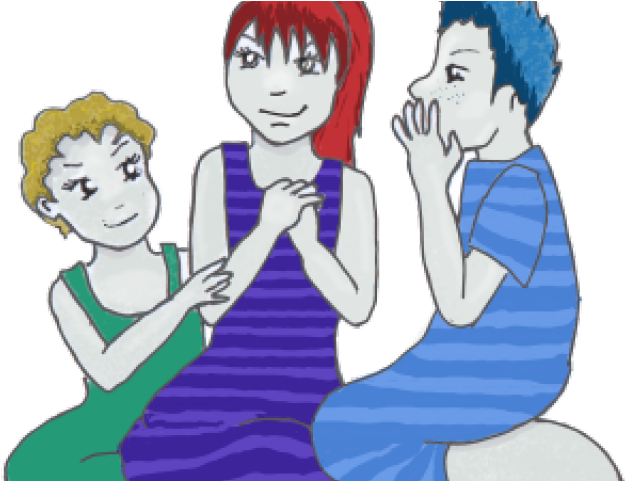 Ghostly Clipart Family - Cartoon - Png Download (640x480), Png Download