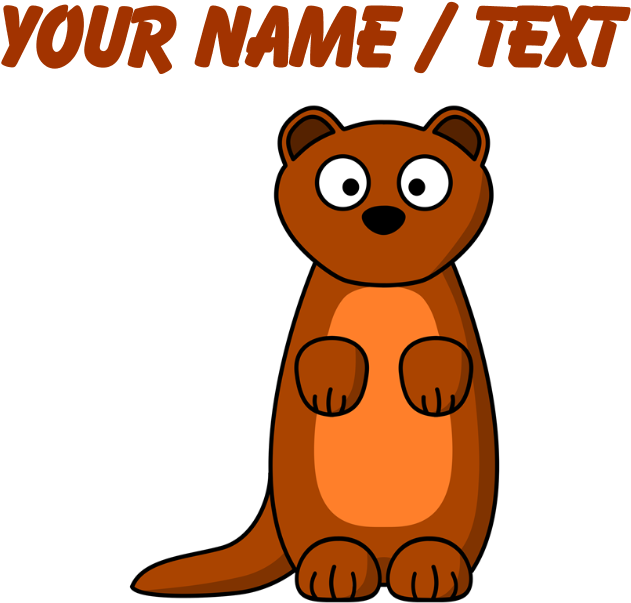 Custom Cartoon Weasel Drinking Glass - Lion With American Flag Clipart (700x700), Png Download