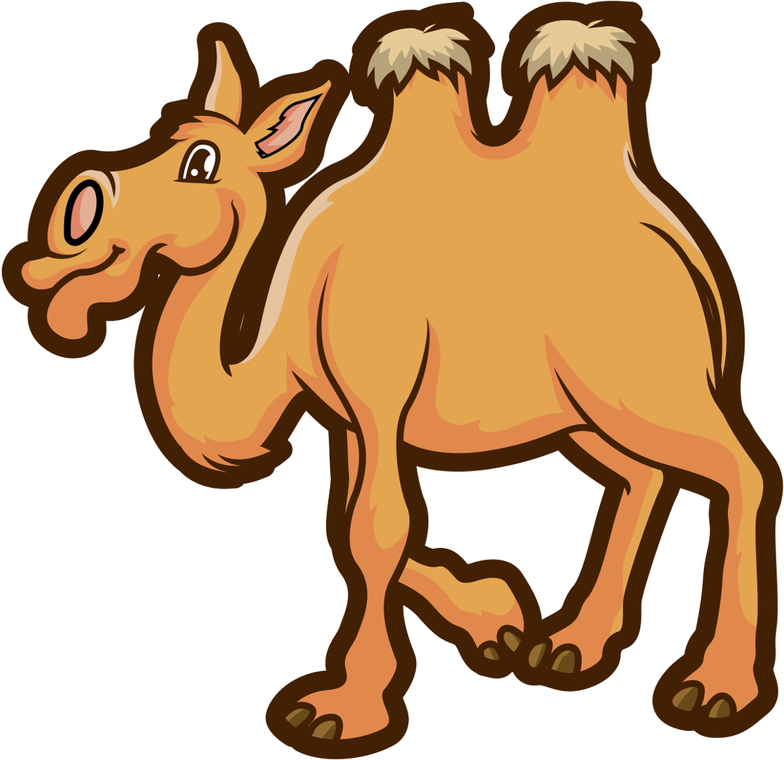 Camel Transparent Domestic Animal - Horse Clipart (1200x1200), Png Download