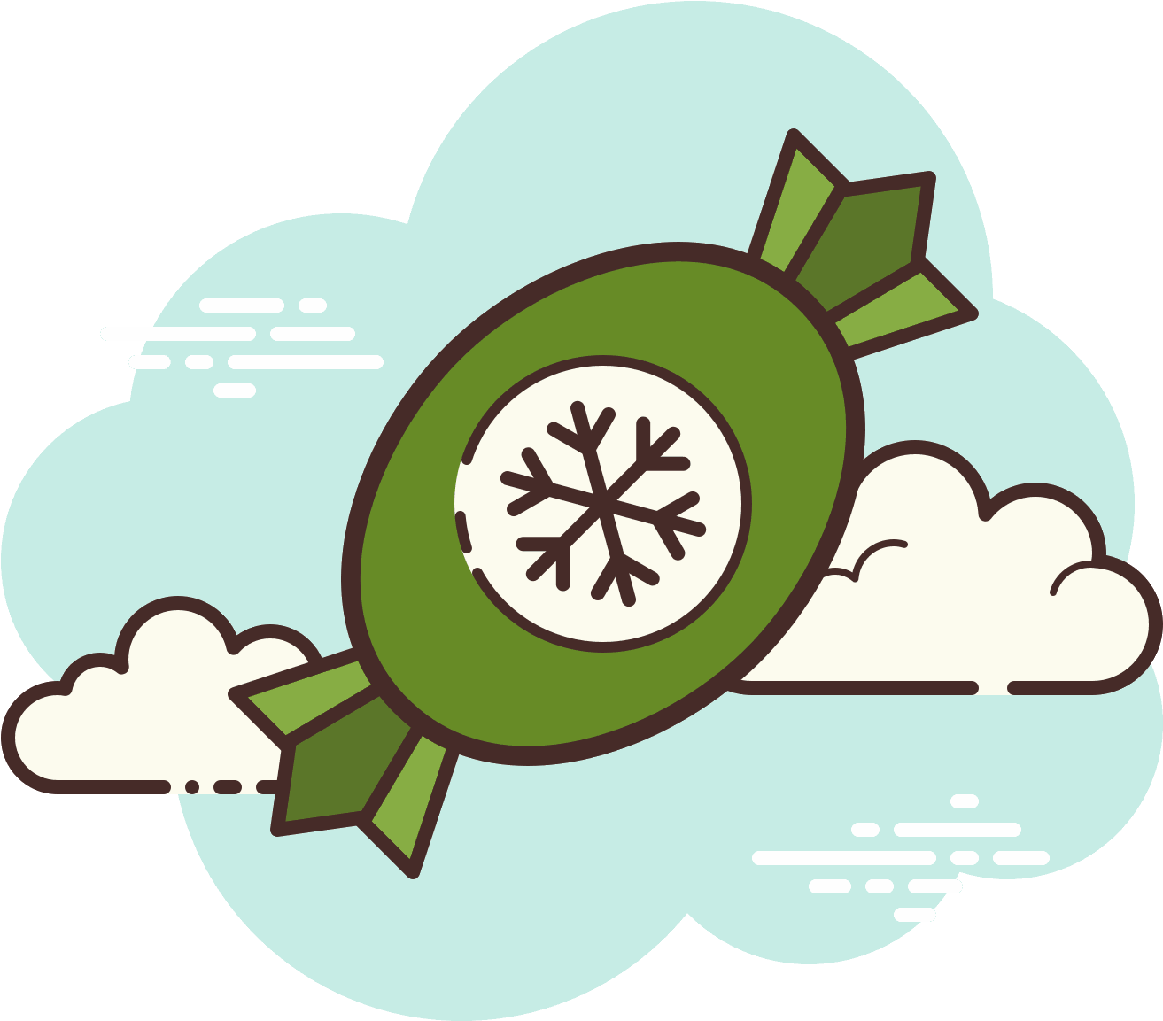 Dulce De Navidad Icon - Christmas Day Clipart (1600x1600), Png Download