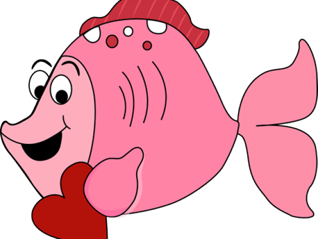 Pink Eyes Clipart Valentines - Green Fish Clipart - Png Download (640x480), Png Download