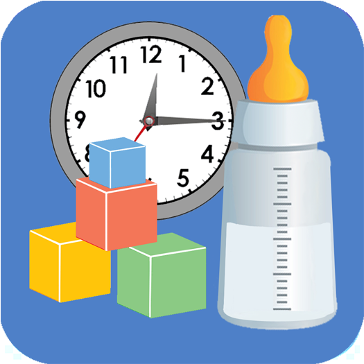 Use A Phone App To Log Your Baby's Sleeping, Eating, - Baby Connect App Clipart (600x600), Png Download