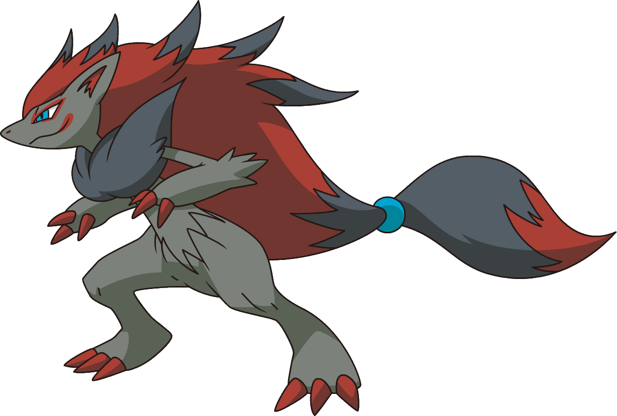 Werewolf Pokemon - Zoroark Pokemon Clipart (1229x829), Png Download