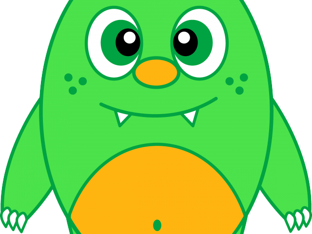 Baseball Clipart Monster - Clip Art Red Monsters - Png Download (640x480), Png Download