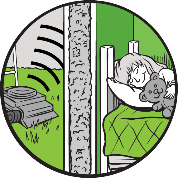 Benefits House Noise - Greenfiber Clipart (571x571), Png Download