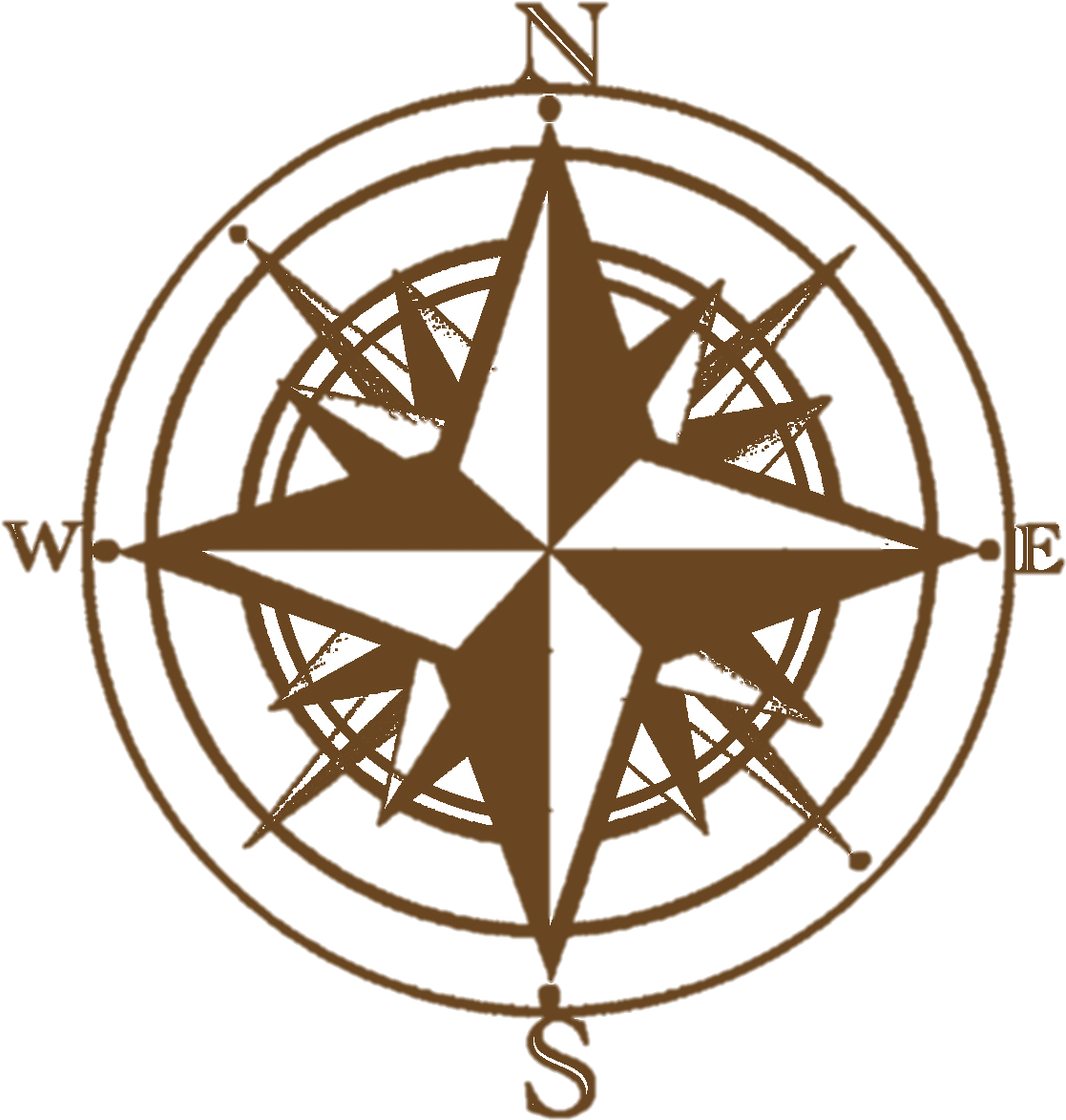 Rip Clipart Flower Garden Border Clip Art 10 84 Rip - Classic Compass - Png Download (1293x1248), Png Download