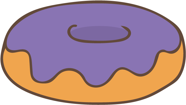 Donut - Illustration Clipart (842x842), Png Download