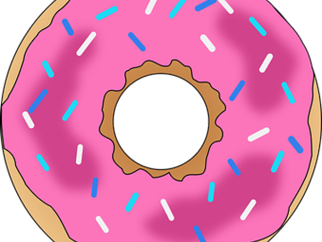 Donuts Clipart - Clip Art Ice Donut - Png Download (640x480), Png Download