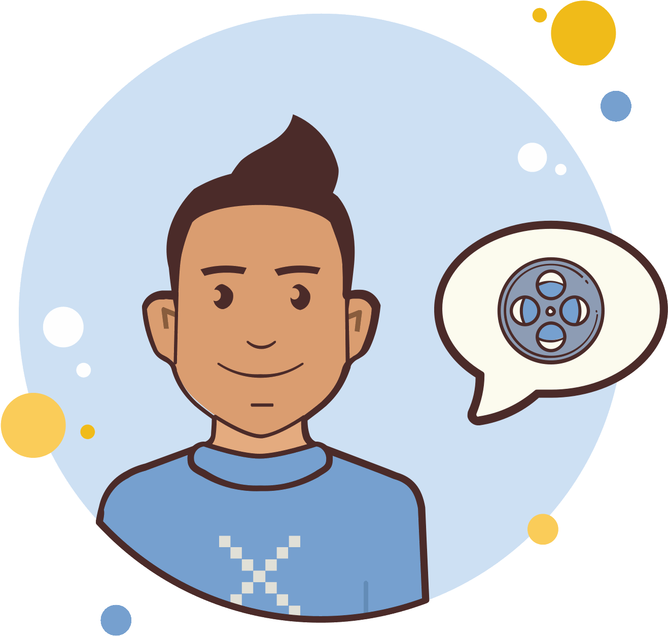 Man Film Reel Icon - Matematico Png Clipart (1600x1600), Png Download