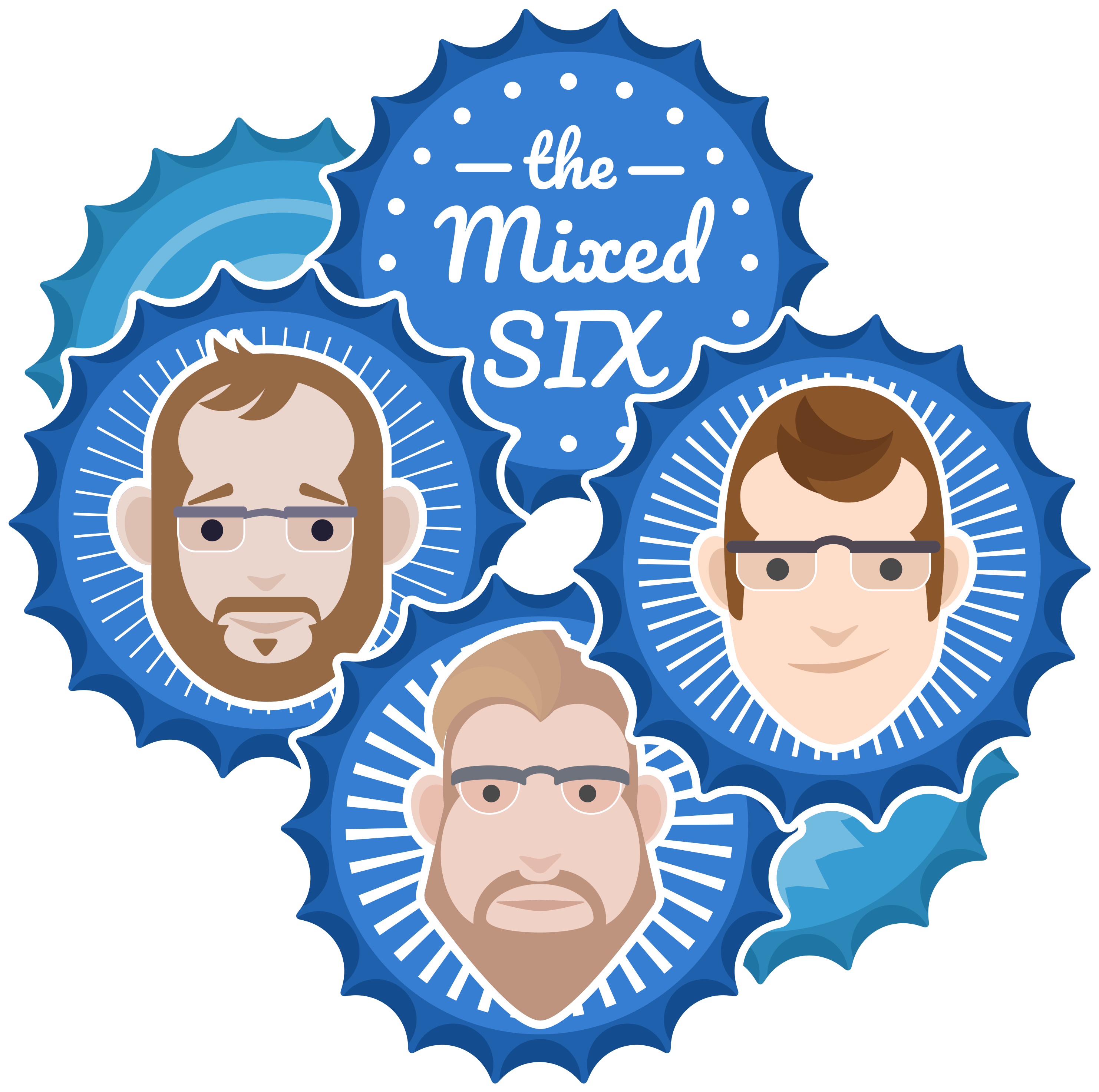 The Mixed Six Podcast Clipart (3000x3000), Png Download
