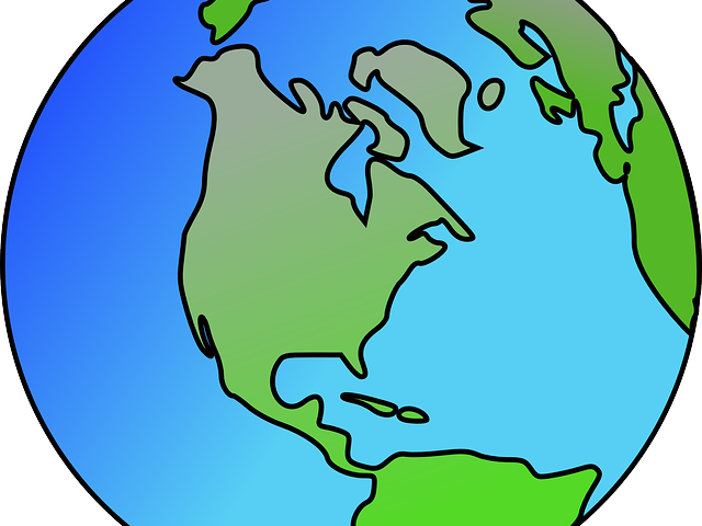Earth Science Clipart - Clipart Earth North America - Png Download (640x480), Png Download