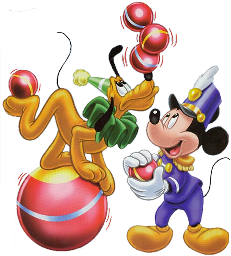 Mickey Mouse, Circus, Pluto, Disney Png, Disney Clipart, - Mickey Circus Transparent Png (959x1105), Png Download