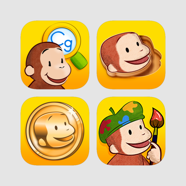 Curious George On The App Store - Curious George Clipart (600x600), Png Download