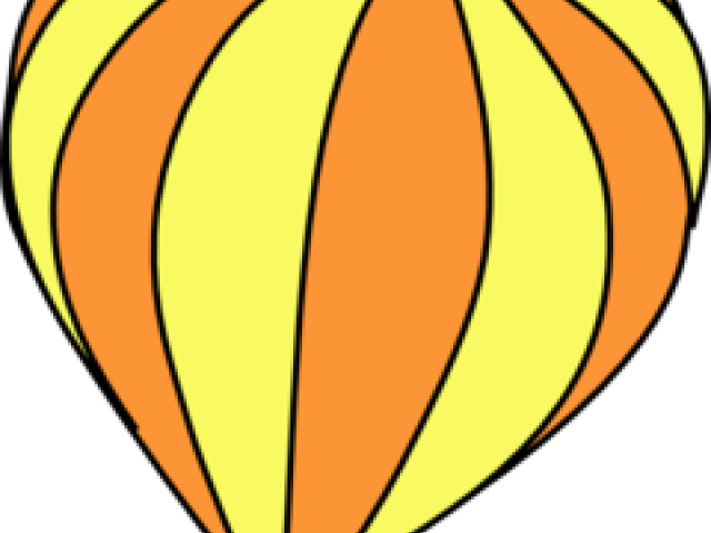 Hot Air Balloon Clipart Single - Png Download (640x480), Png Download