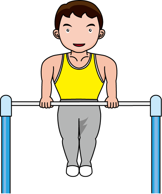 Gymnastics - Transparent Gymnastics Clipart Png (525x628), Png Download