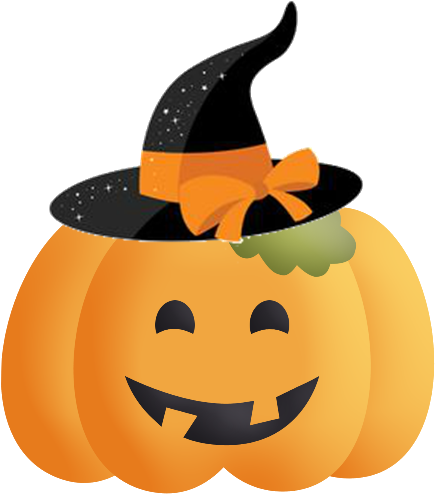 Png Halloween Clipart, Halloween Art, Halloween Patterns, - Abobora Halloween Cute Png Transparent Png (900x987), Png Download