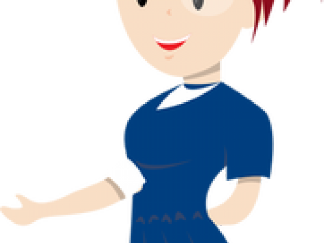 Redhead Clipart Little Girl Head - Teacher - Png Download (640x480), Png Download