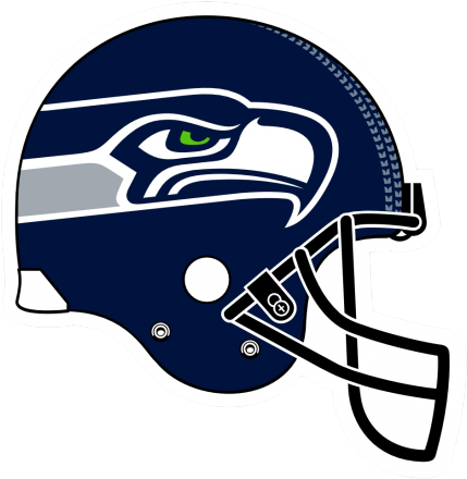 Sea Hawks Iogo On Helment Drawing - Minnesota Vikings Helmet Vector Clipart (640x480), Png Download