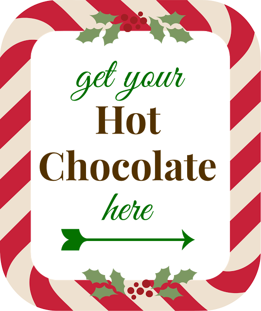 Hot Chocolate Station - Free Hot Chocolate Sign Clipart (537x640), Png Download