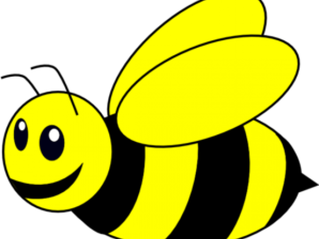 Bumblebee Clipart - Black And White Clip Art Bee - Png Download (640x480), Png Download