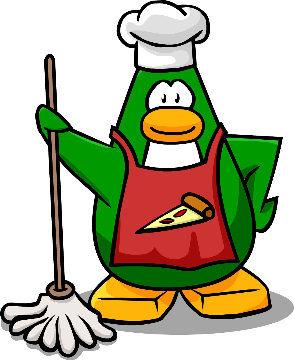 Pizza Chef Png Picture Free - Club Penguin Pizza Chef Clipart (1013x1240), Png Download