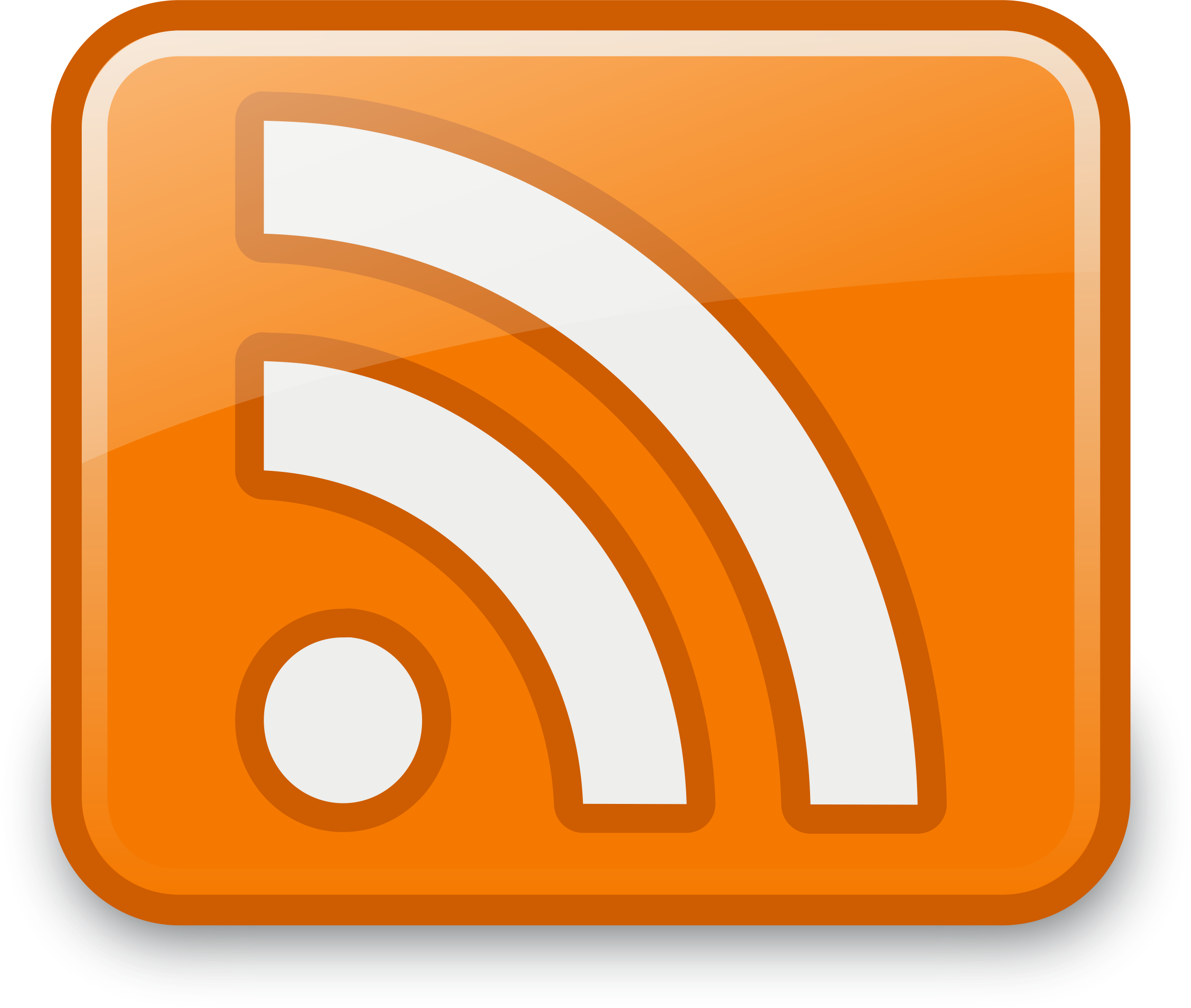 Big Image - Nosso Wi Fi Cor Laranja Clipart (2317x1961), Png Download