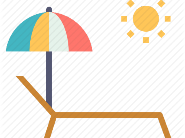 Relax Clipart Sun Bath - Beach Relax Transparent - Png Download (640x480), Png Download