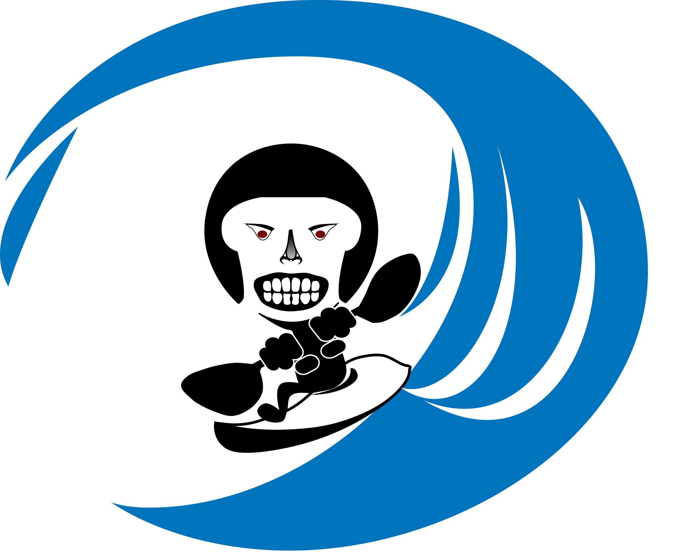 Wave Clipart Barrel - Waveski - Png Download (2400x1915), Png Download