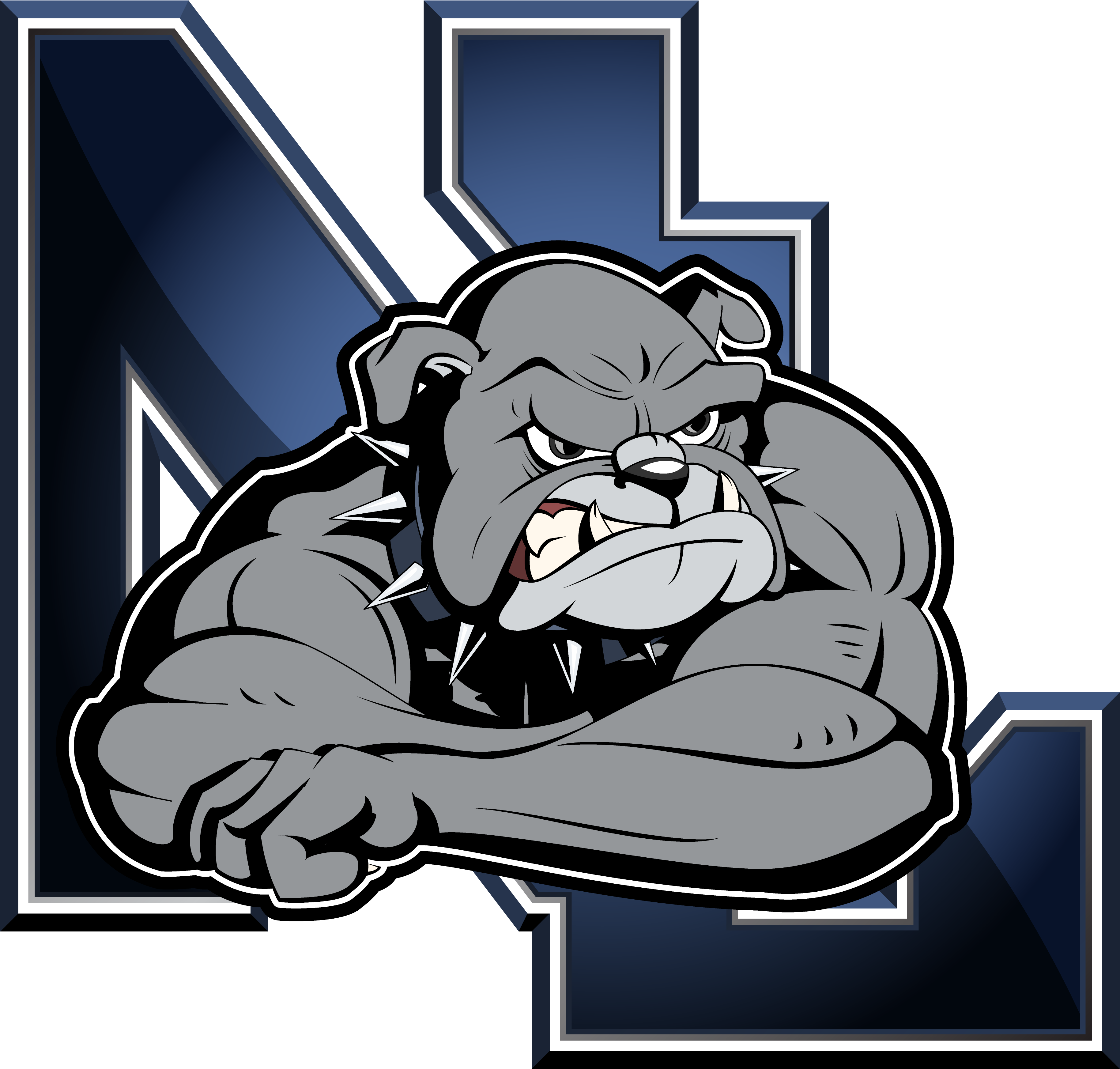 Bulldogs Athletics - Northern Lehigh Bulldogs Logo Clipart (3660x3660), Png Download