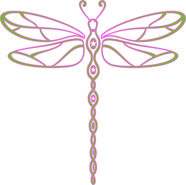 Transparent Background Dragonfly Clipart - Png Download (600x596), Png Download