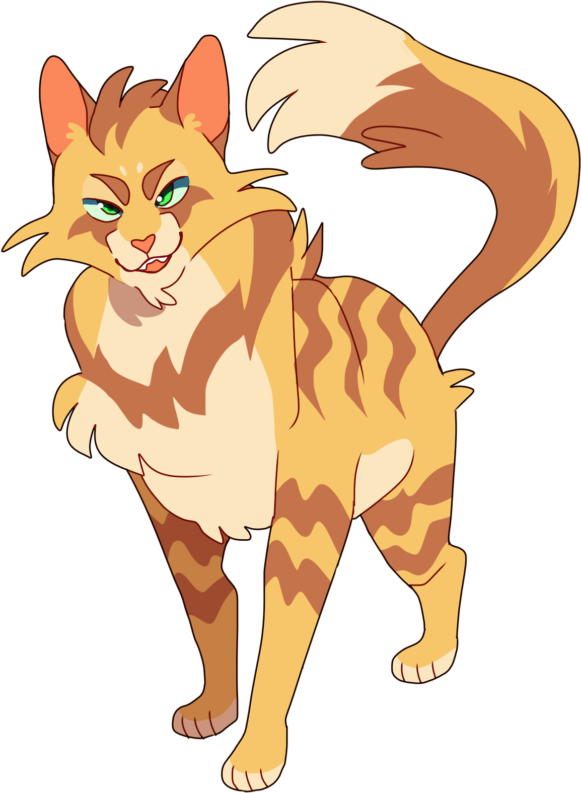 Warrior Cats Dragonfly Clipart (1280x1656), Png Download