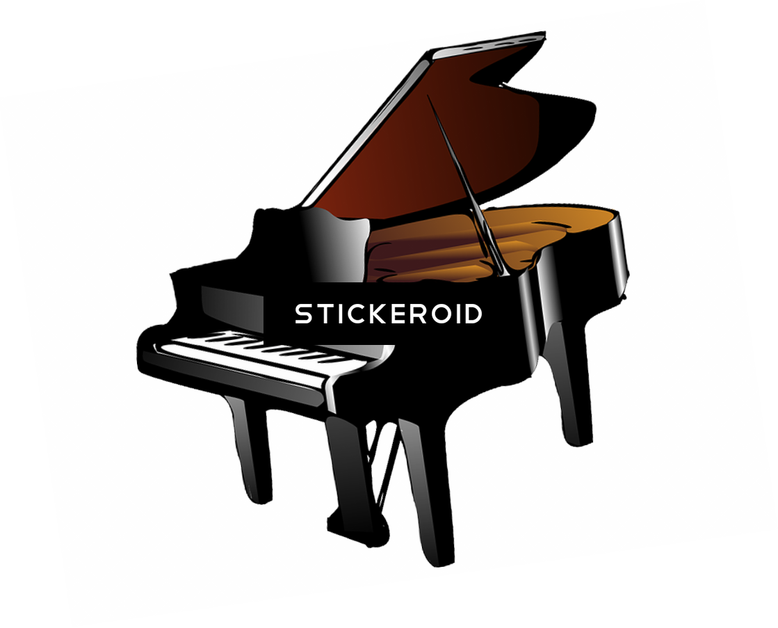 Piano Clip Art - Grand Piano Throw Blanket - Png Download (1119x903), Png Download