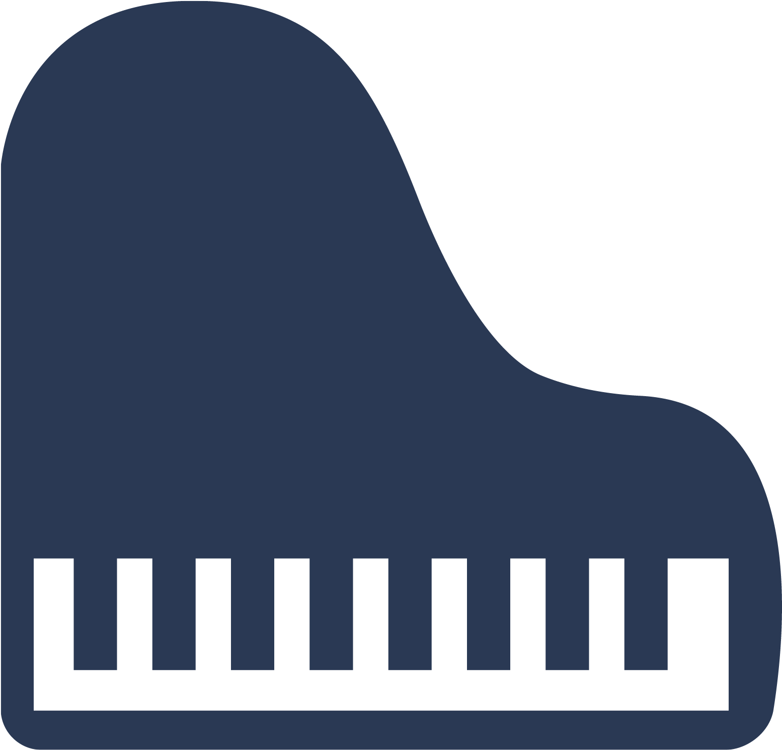 Moving Pianos And Antiques - Piano Png Icon Clipart (2083x2083), Png Download