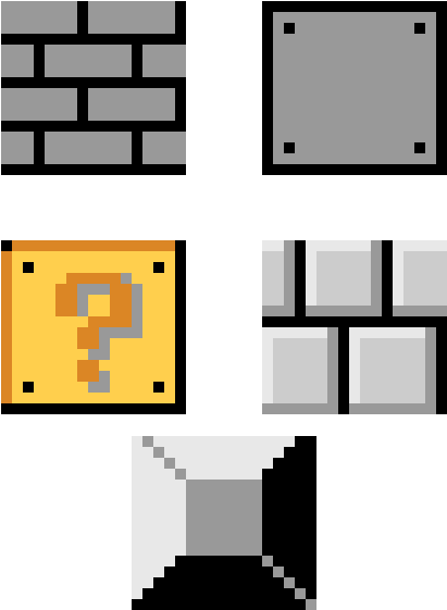 Jesse - Super Mario Bros Brick Clipart (530x590), Png Download