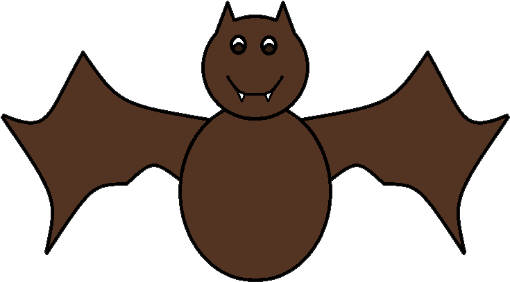 Ruth Group Brown Clipartxtras - Brown Bat Clipart - Png Download (747x429), Png Download