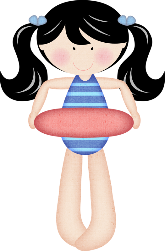 B *✿* Swim Team - Drawing Clipart (525x800), Png Download