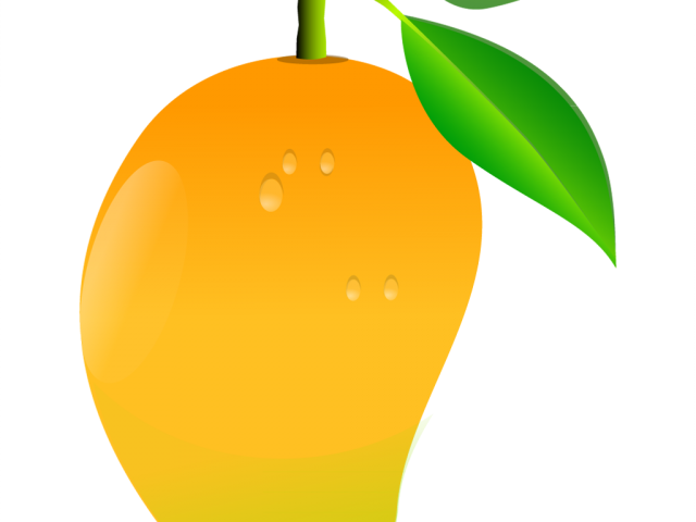 Orange Fruit Clipart Mango - Mango Clip Art Png Transparent Png (640x480), Png Download