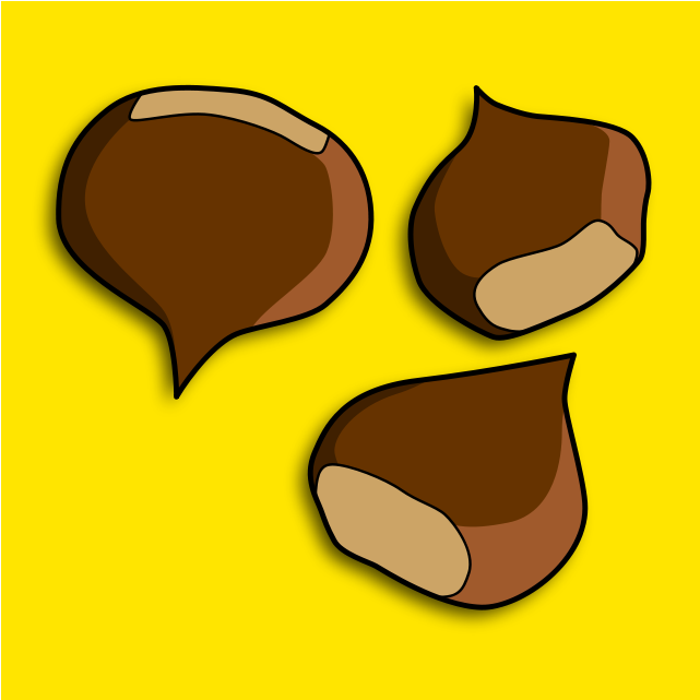 Get Notified Of Exclusive Freebies - Chestnut Clipart (800x800), Png Download