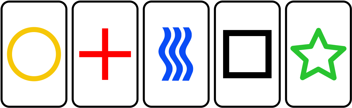 Zener Card Clipart (1200x413), Png Download