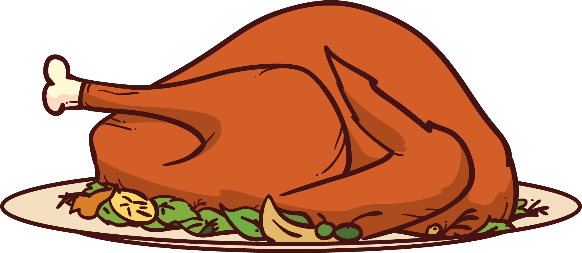 Thanksgiving Clipart (1996x869), Png Download