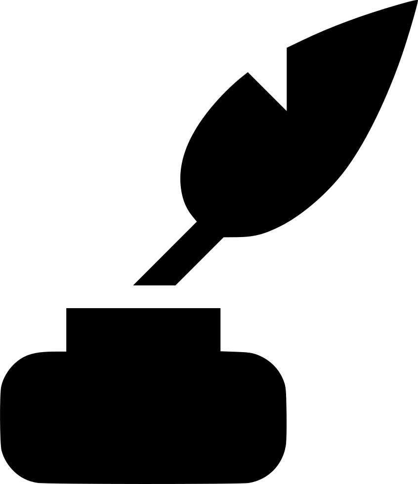 Quill Ink Comments - Ink Clipart (846x980), Png Download